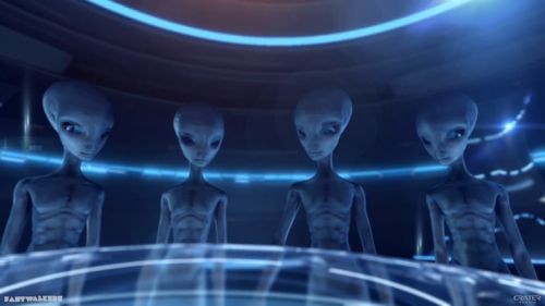 Камера Google Earth засняла момент похищения человека инопланетянами?